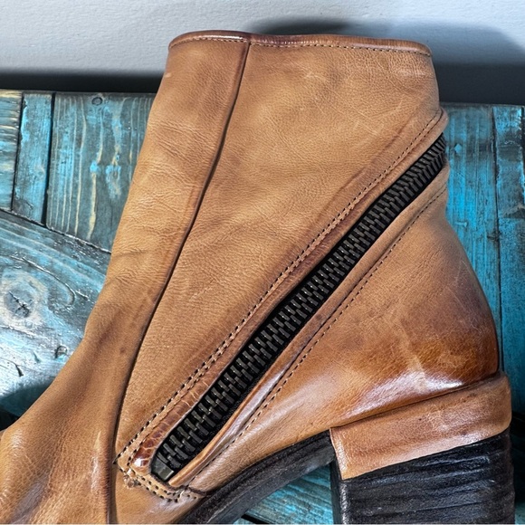 A.S.98 Jase Women's Distressed Ankle Bootie Size 42 = Size 10.5/11 - Picture 3 of 16